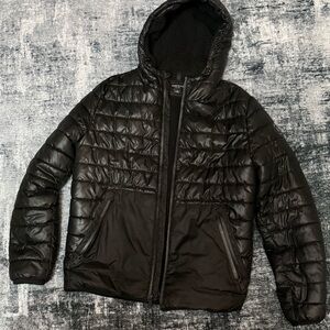 Kenneth Cole Men's Dark Puffer Jacket
